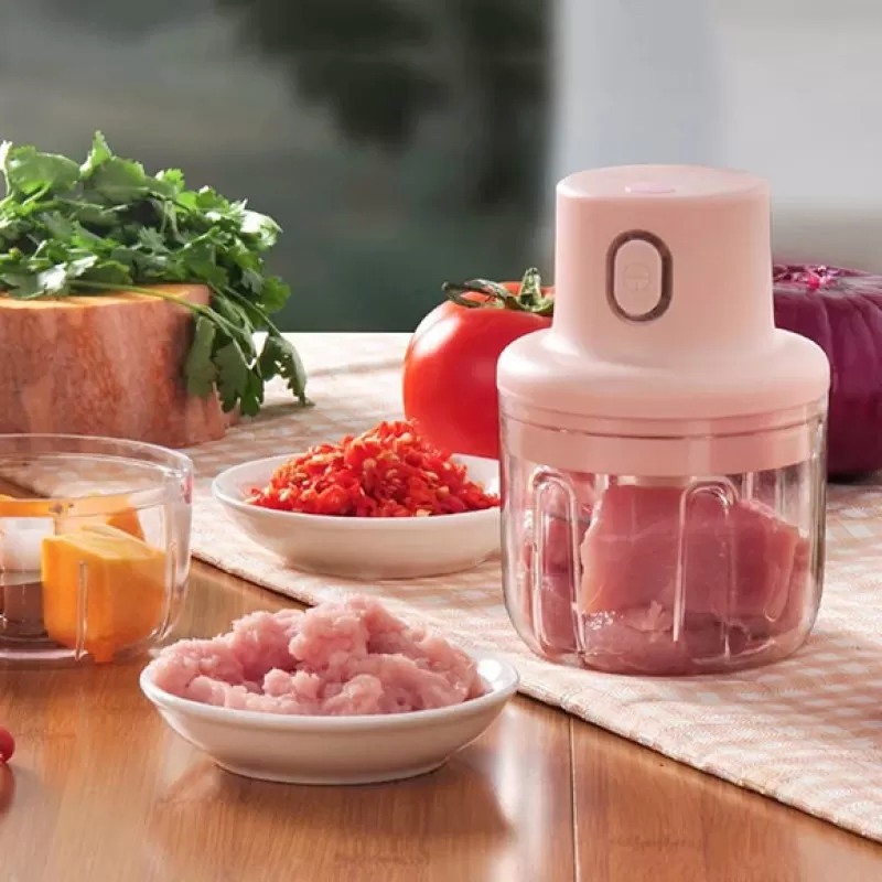 Intelligent Garlic Machine | Electric Garlic Chopper & Grinder | Smart Mini Food Processor for Quick Garlic & Spice Prep