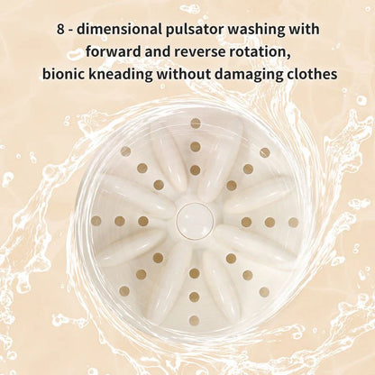 Double-Bucket Mini Washing Machine